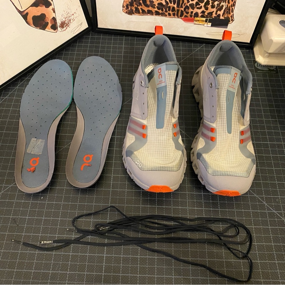 ON Cloud X Shift Alloy/Red size 10.5 - Picture 2 of 16